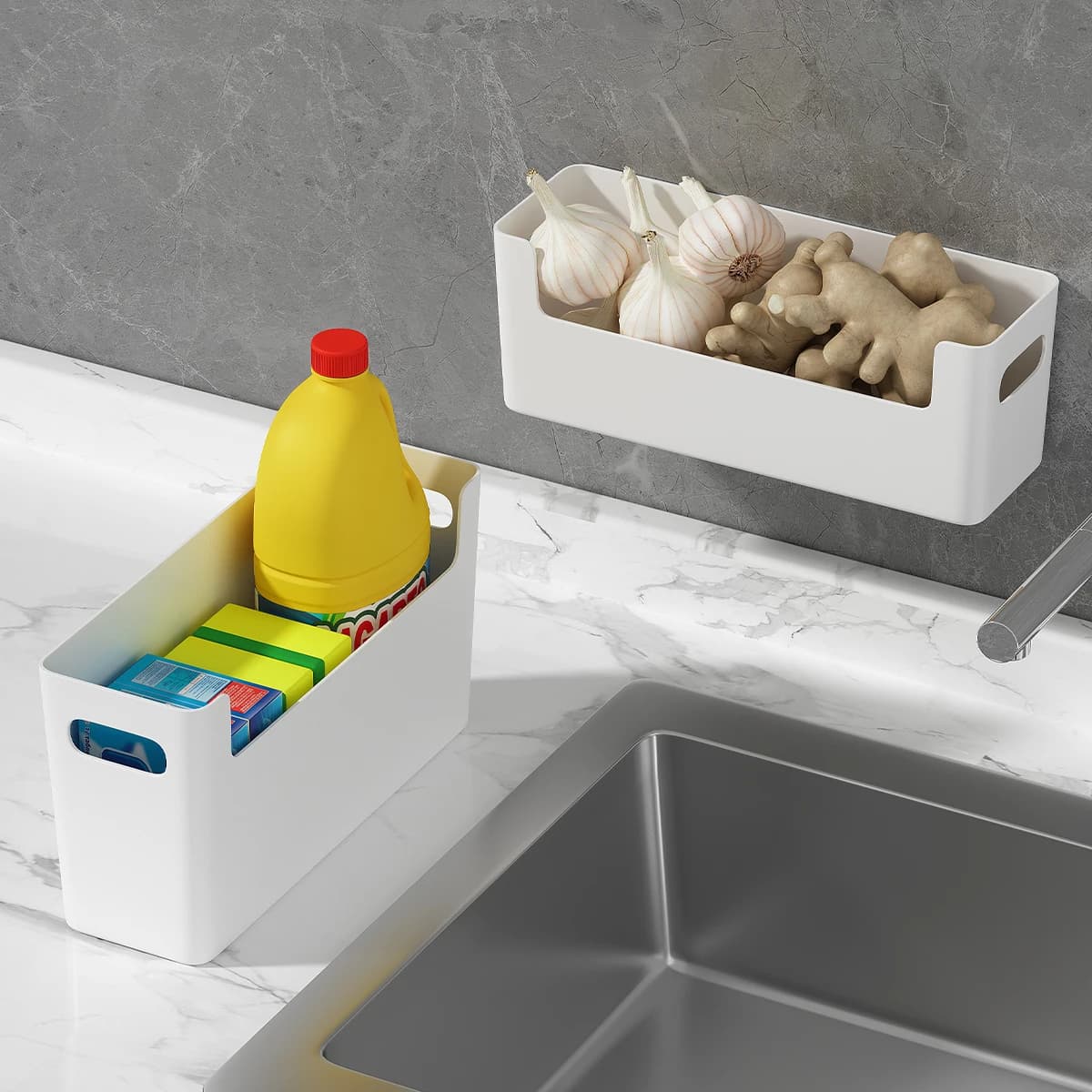 Wall-Mounted Storage Cabinet with Door Box