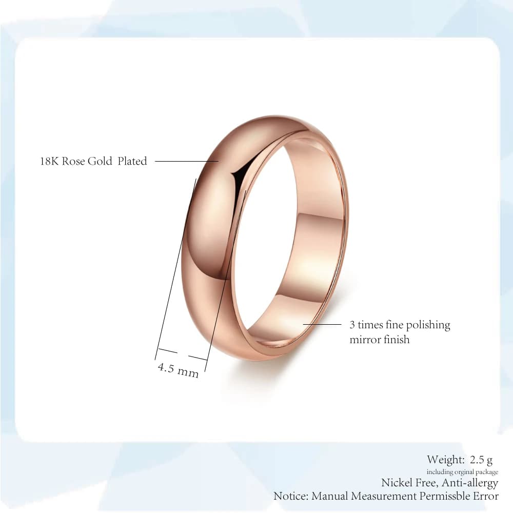 Gold-Tone Promise Rings for Couples