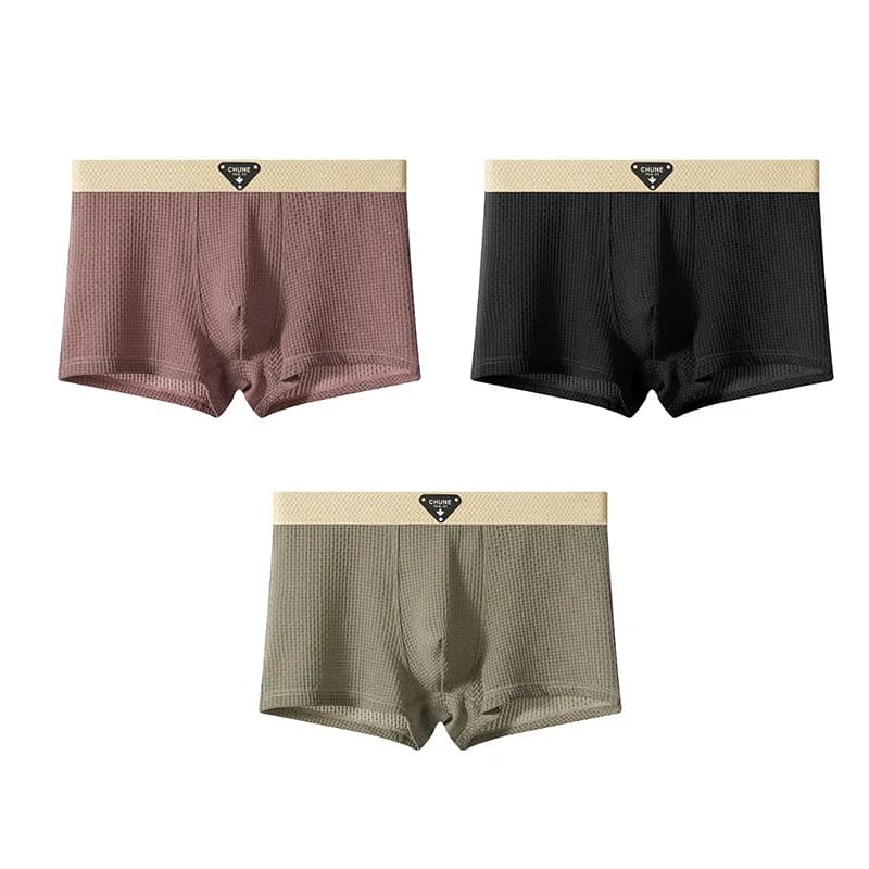 Men's Breathable Boxer Briefs Anatomical Support