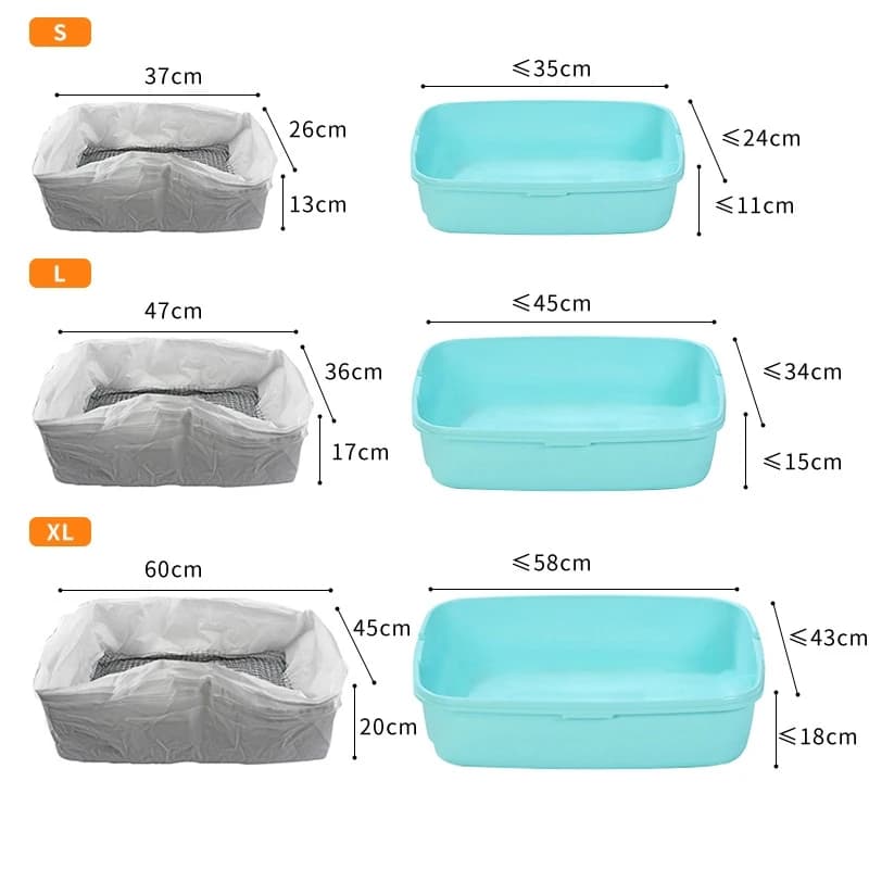 Reusable Cat Litter Box Filter Liners