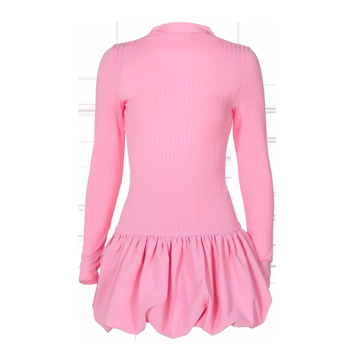Women's Fashion 2025 Autumn/Winter New Arrival: Trendy Sexy Slim-Fit Backless Versatile Peplum Bodycon Dress