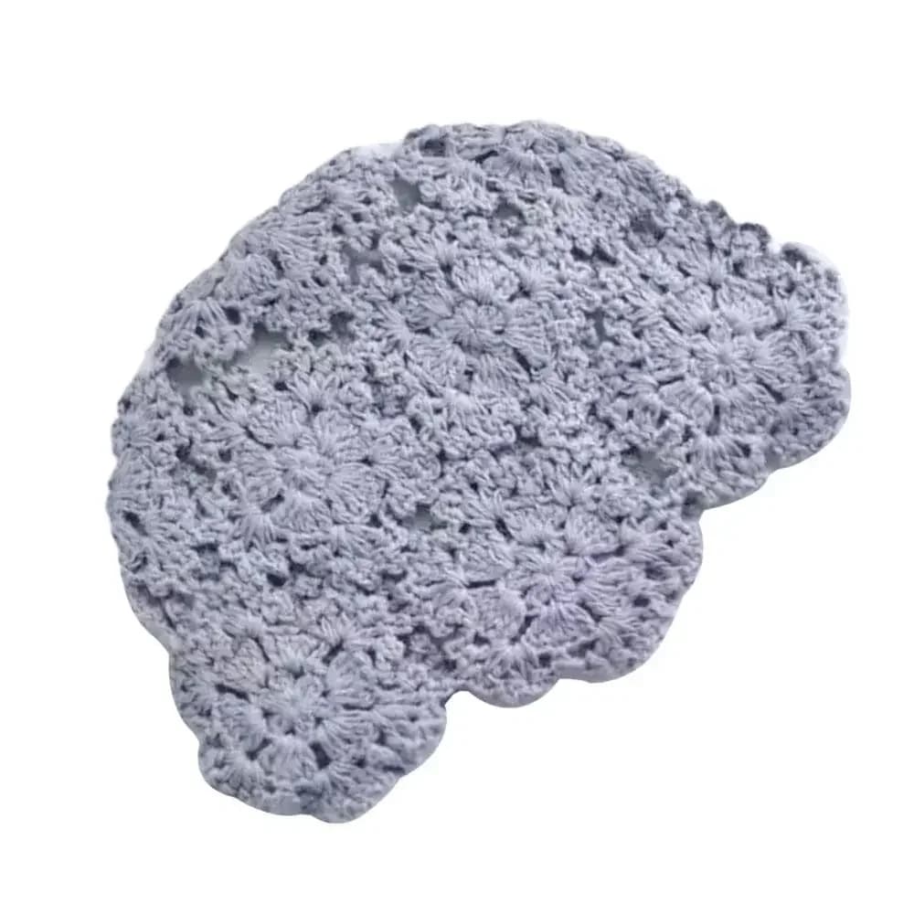 Women's Hollowed Out Knitted Beret Cap