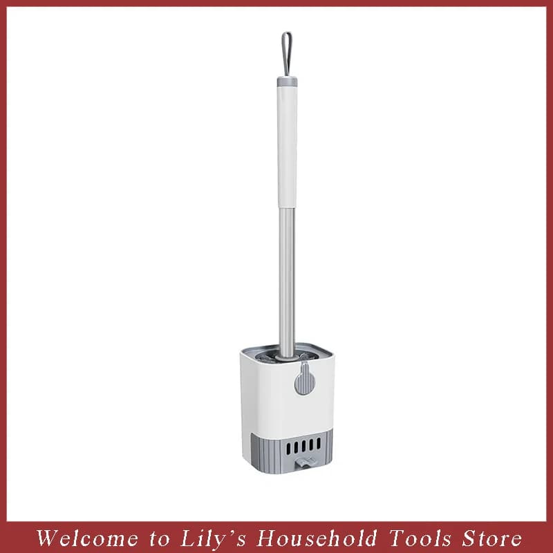 Wall Mounted Toilet Brush with Long Handle