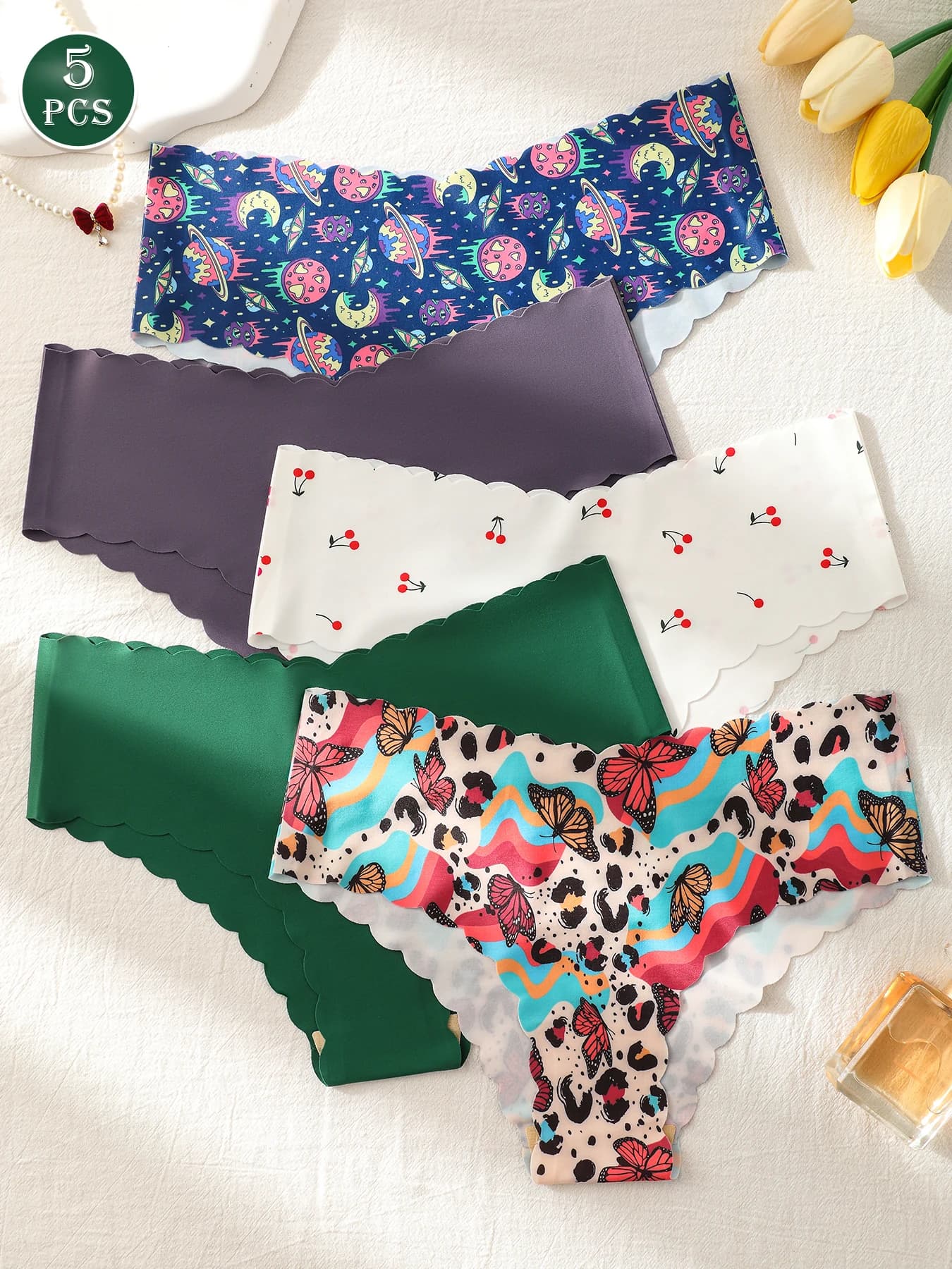 5-Pack Seamless Bikini Panties