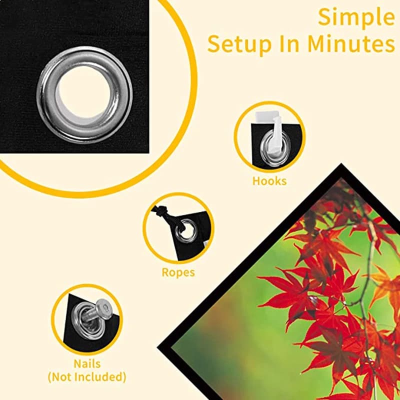 Foldable Projection Screen