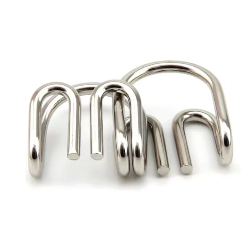 Metal Wire Brain Teasers Puzzle Set
