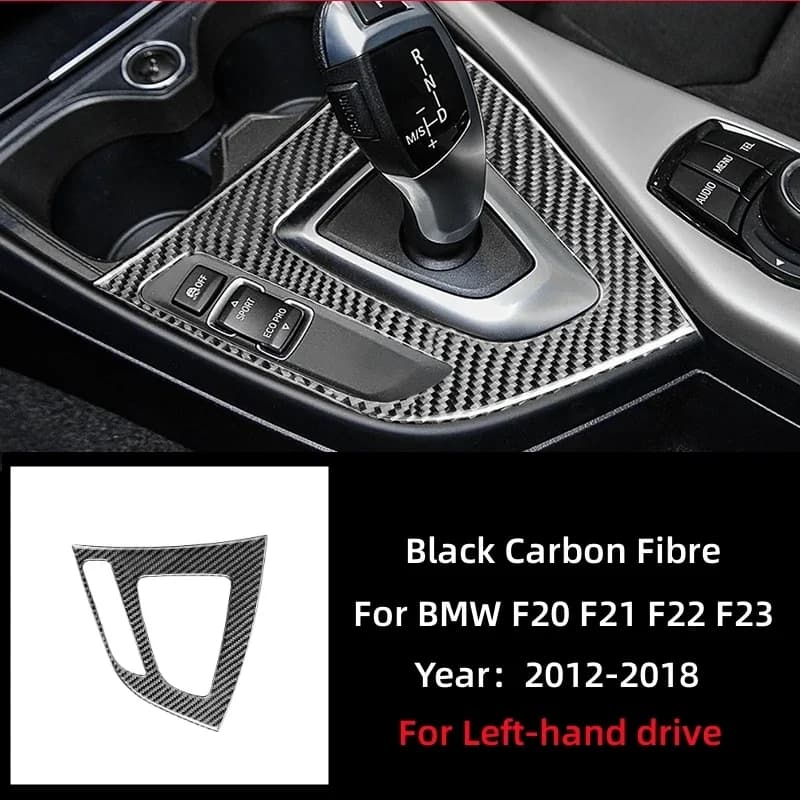 Carbon Fiber Gear Shift Panel Trim Cover