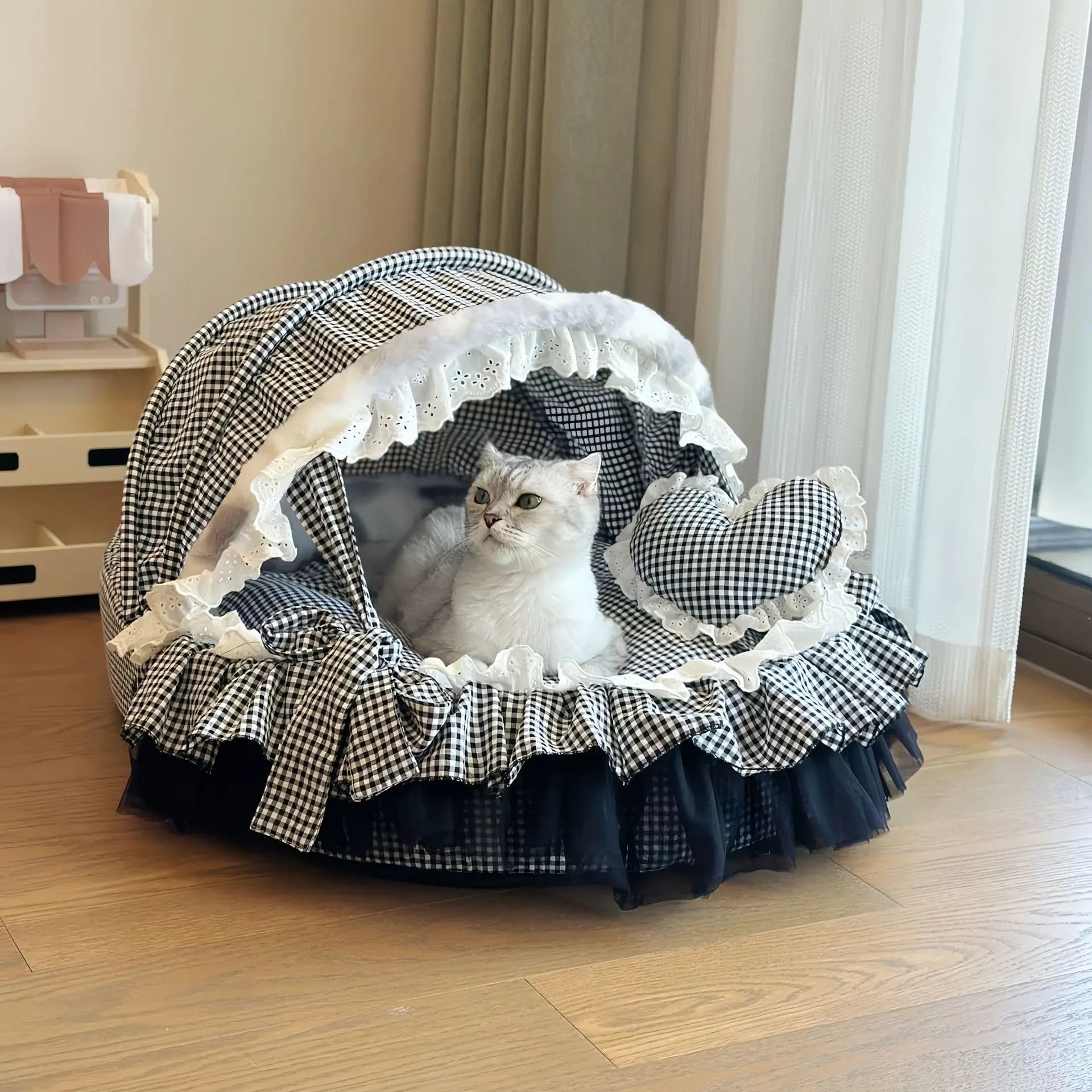 Elevated Pet Bed for Small Dogs and Cats