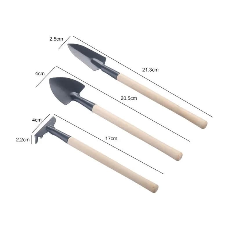 Three-Piece Mini Garden Tool Set