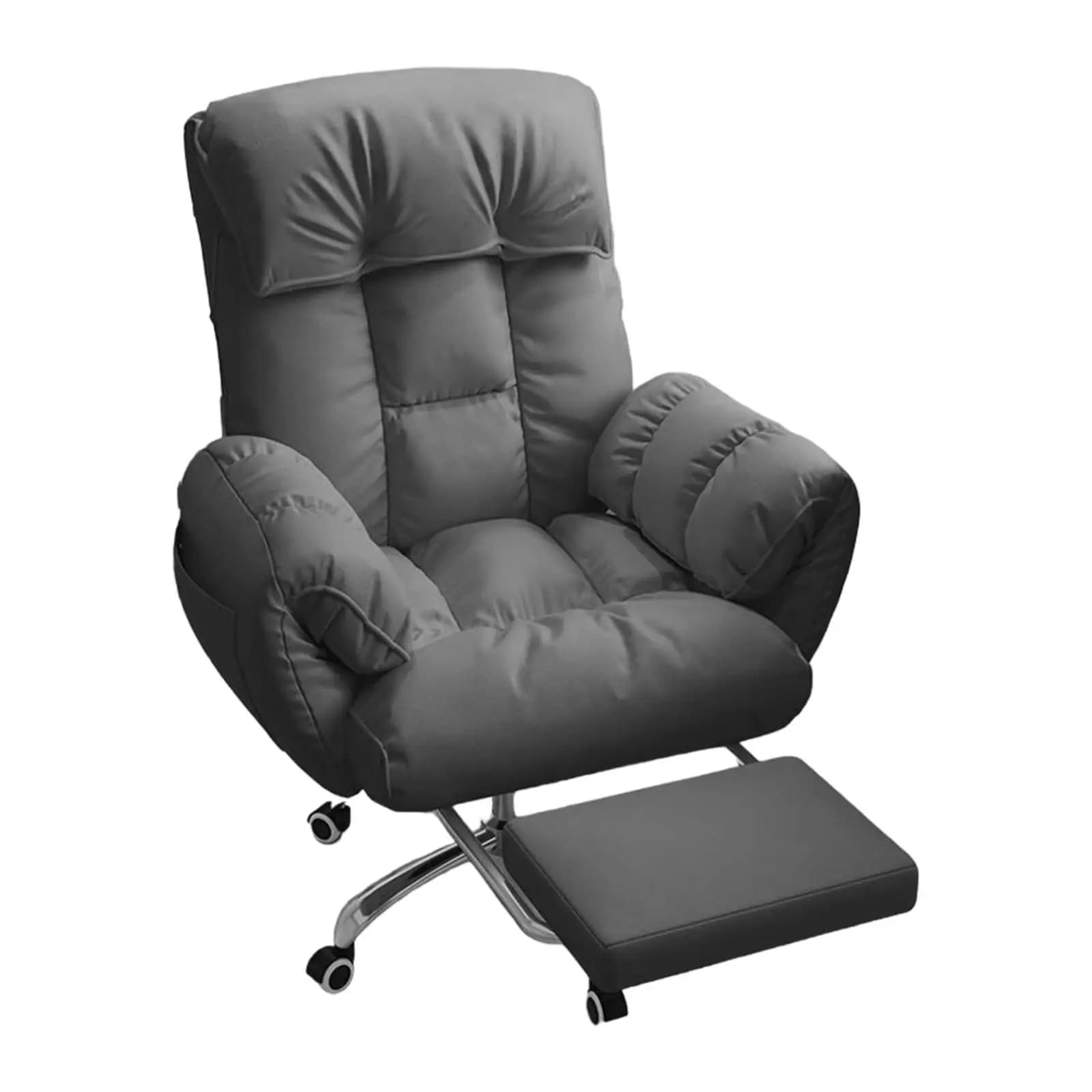 Adjustable High-Back Office Chair with Lumbar Support