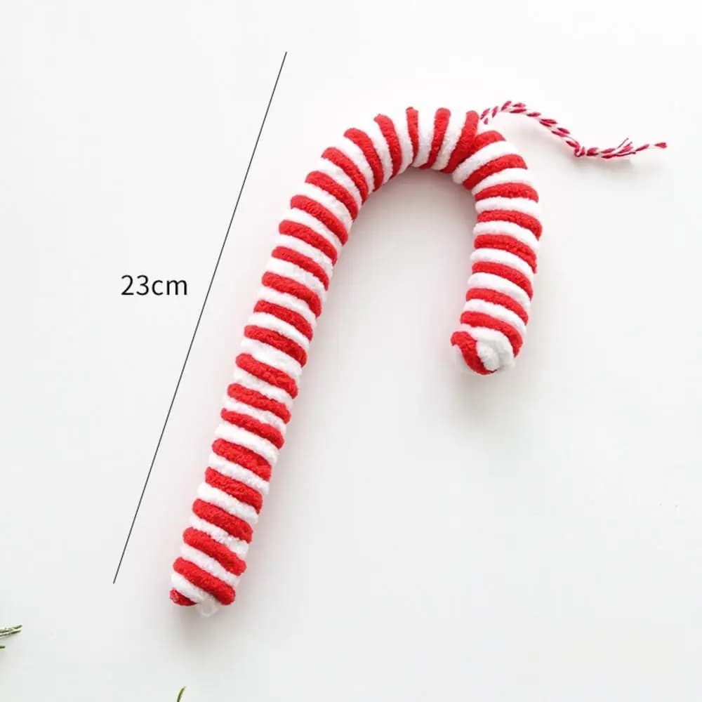 Red and Green Flocked Christmas Ornaments