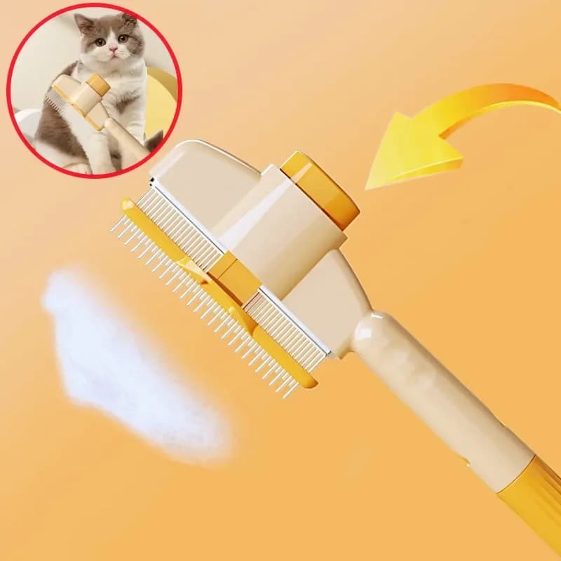 Self-Cleaning Dog and Cat Hair Removal Comb