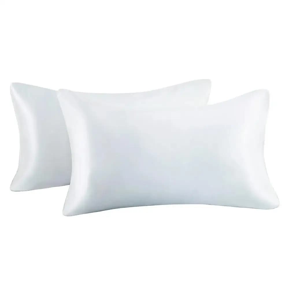 Satin Pillowcases Queen Size Pair