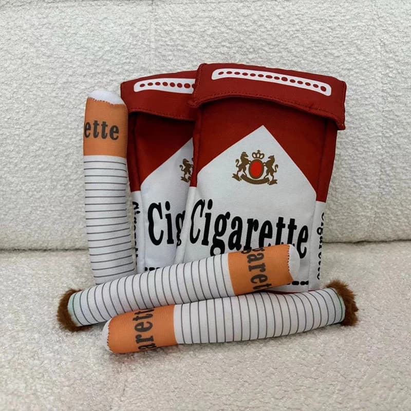 Dog Toy Funny Interactive Plush Dog Toys Creatives Cigarette Design Giggling Chewing Toys For Dog The Perfect Pet Gift
