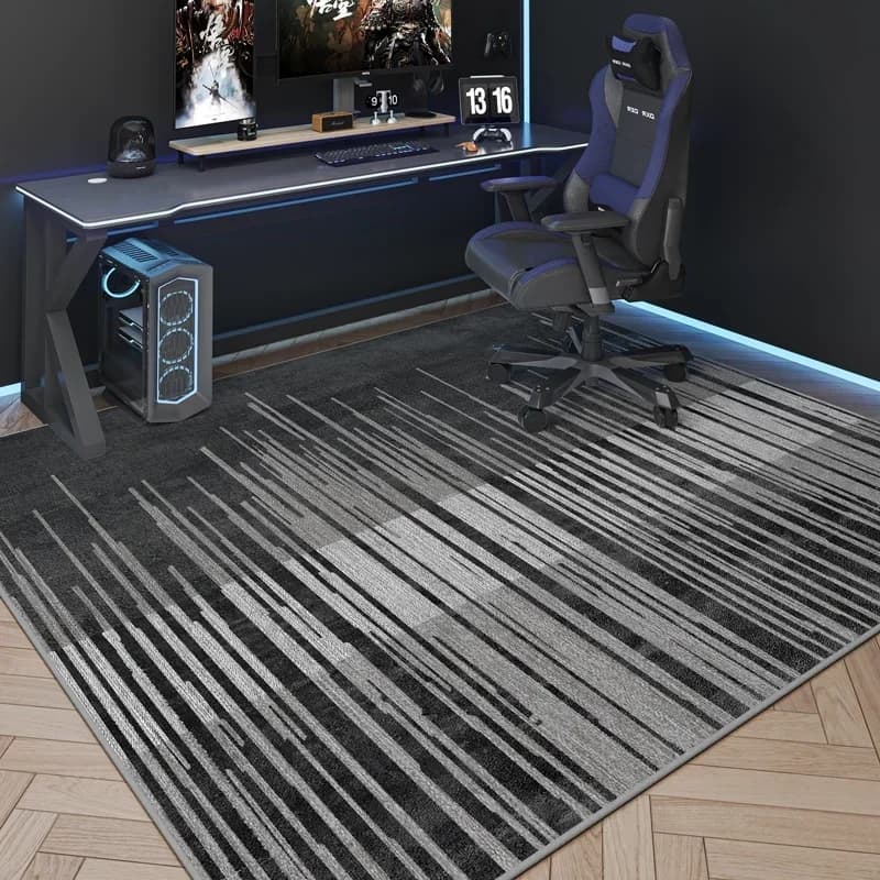 Modern Faded Abstract Texture Area Rug