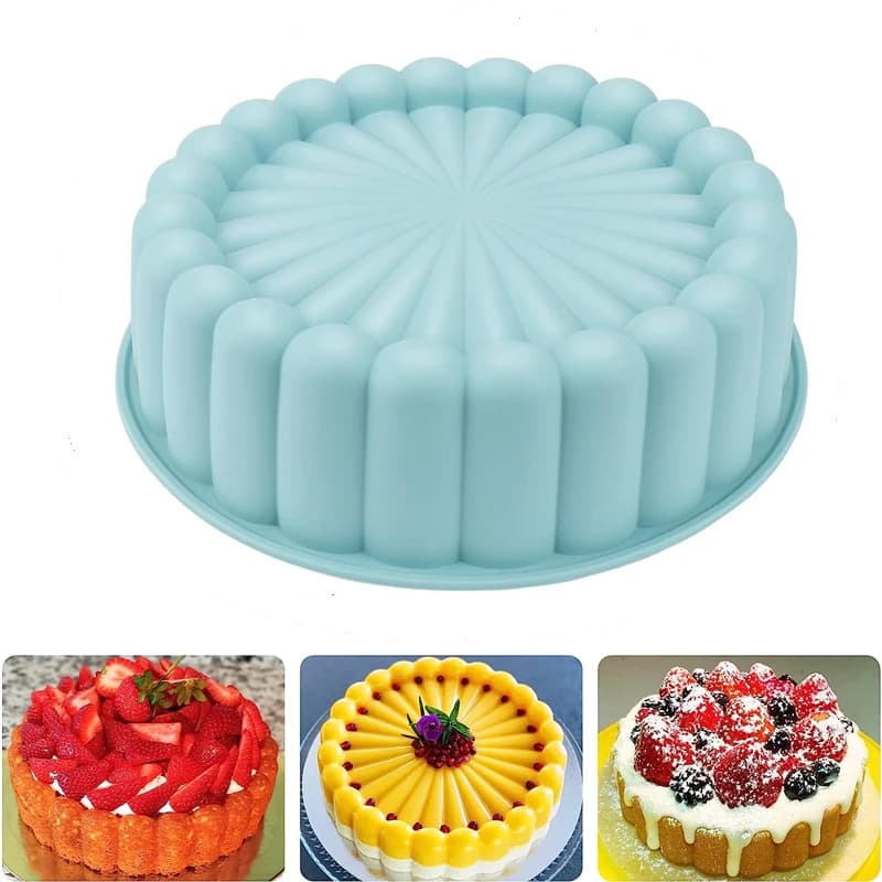 Round Non-Stick Silicone Baking Pan