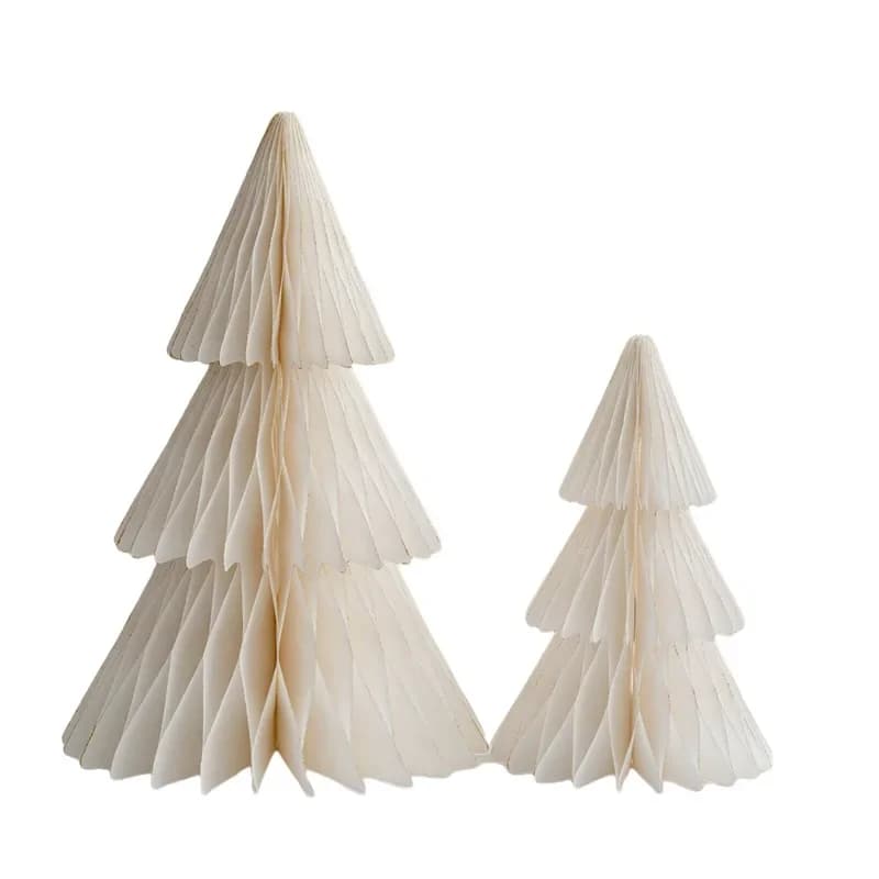 Christmas Desktop Decoration Kit With Paper Ornaments For Household Use To Add Festive Ambiance To Living Areas