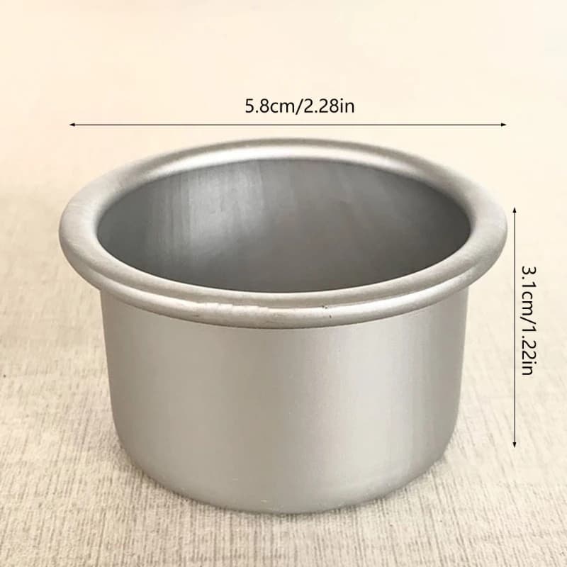 Nonstick Aluminum Muffin and Tart Molds, Pack of 10