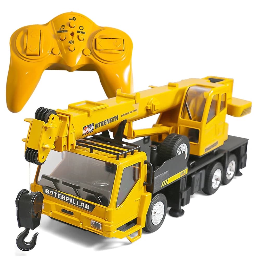 Remote Control Alloy Crane Construction Toy