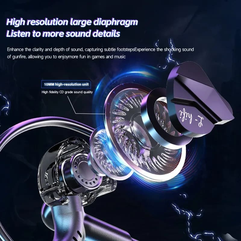 Gaming Earbuds with Dual Microphone 7.1 Surround