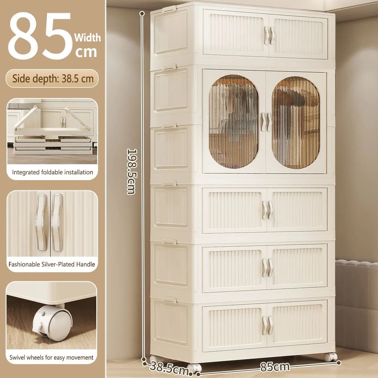 85cm 1 large 4 small