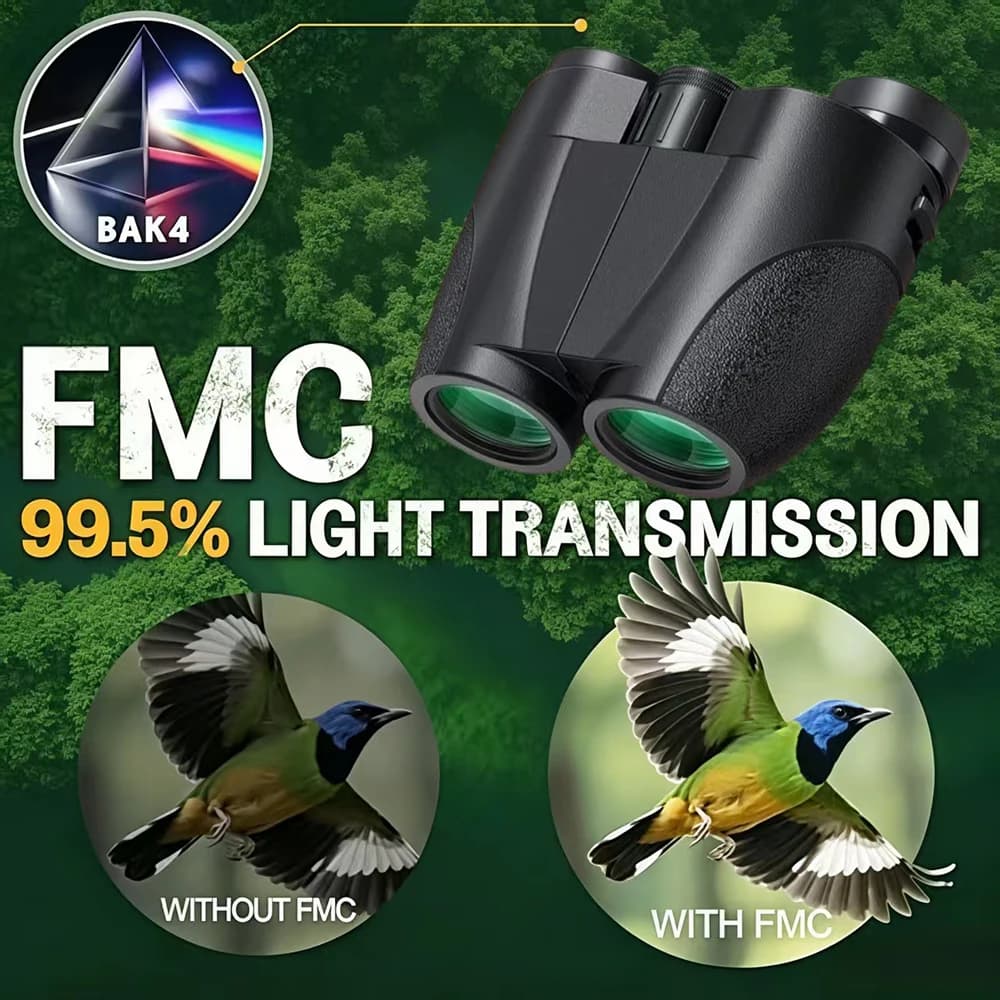 12x25 Binoculars for Adults and Kids