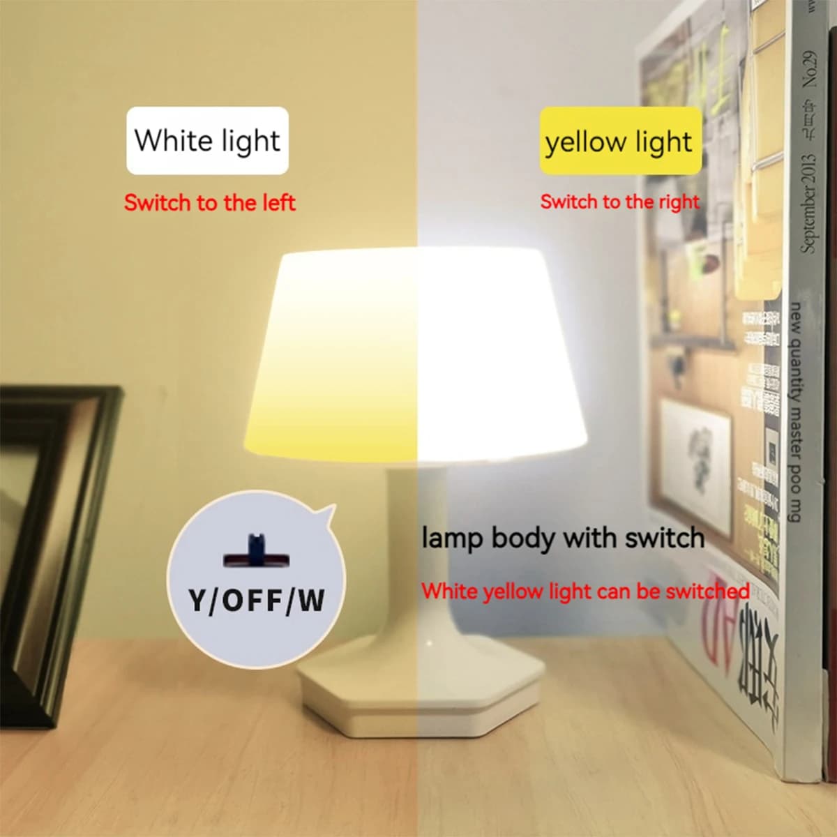 USB Rechargeable LED Desk Lamp