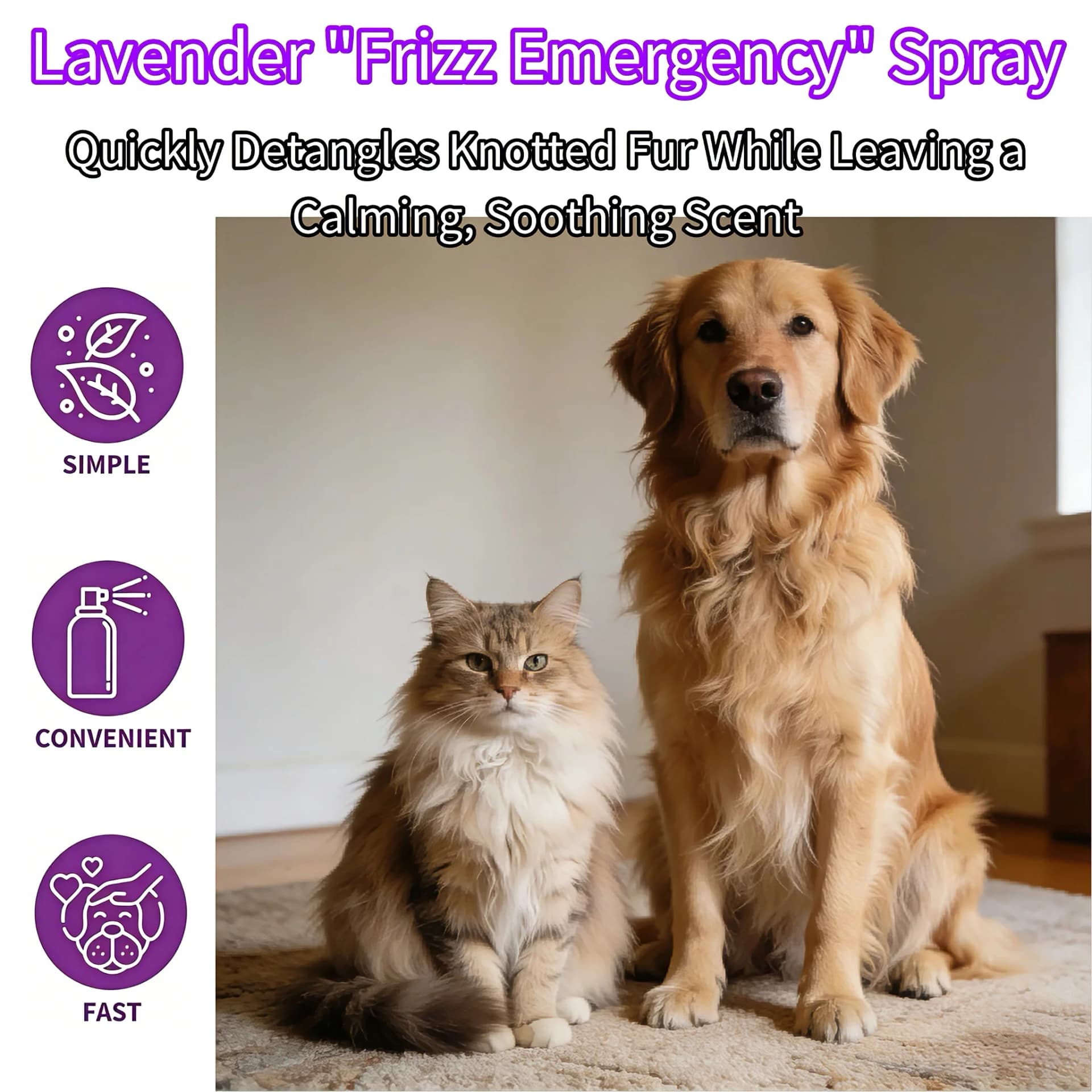 Cat and Dog Detangling Spray
