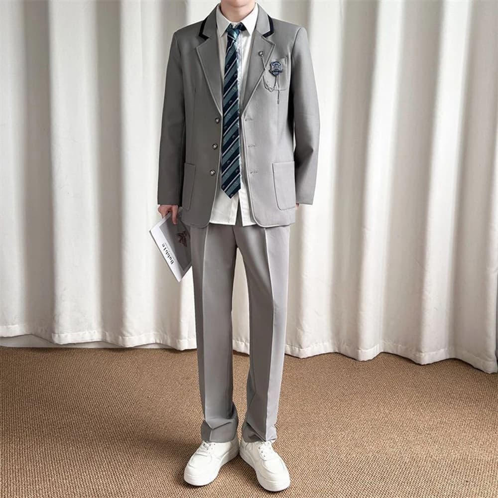 Men's Preppy Blazer Jacket
