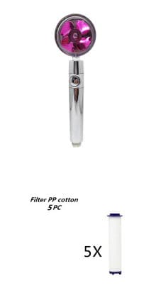 Propeller Handheld Shower Head With Filter