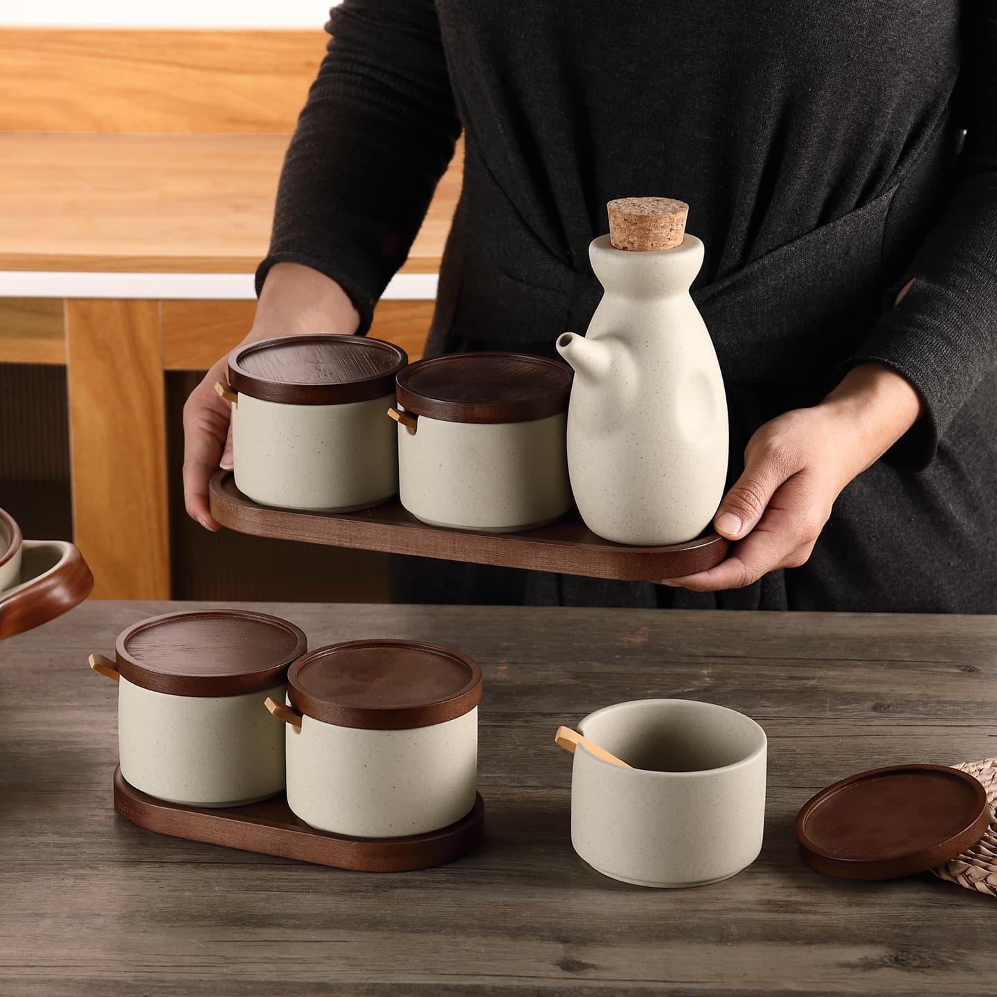 Clay Chili Jar Soy Sauce And Vinegar Condiment Pot