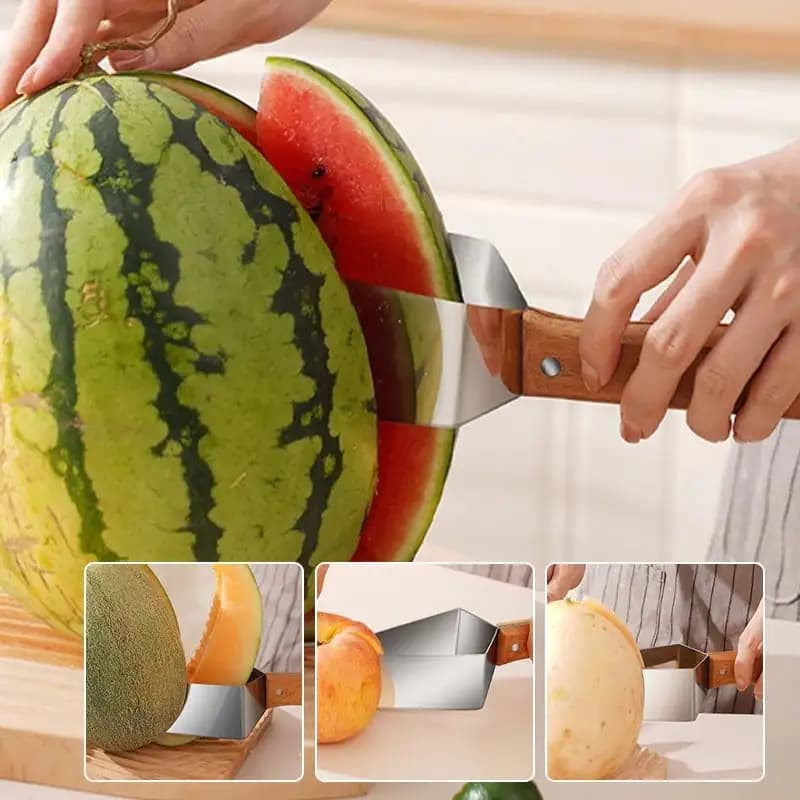 Watermelon Splitter Cutting Knife Stainless Steel