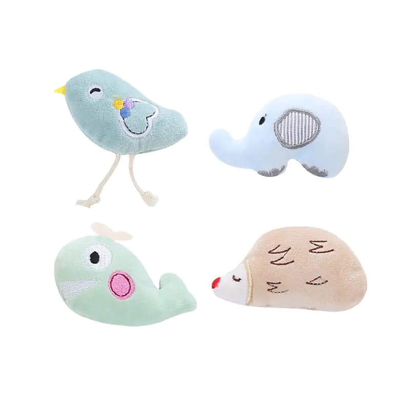 Interactive Plush Cat Toys - Muppet Animal Designs