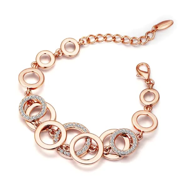 Three-Piece Golden Jewelry Set