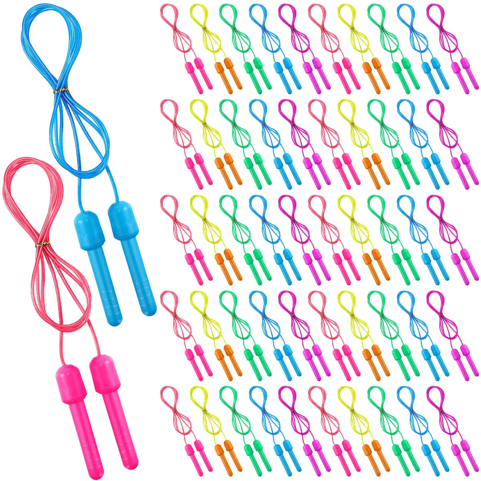 Colorful Adjustable Jump Rope 8.2 Feet