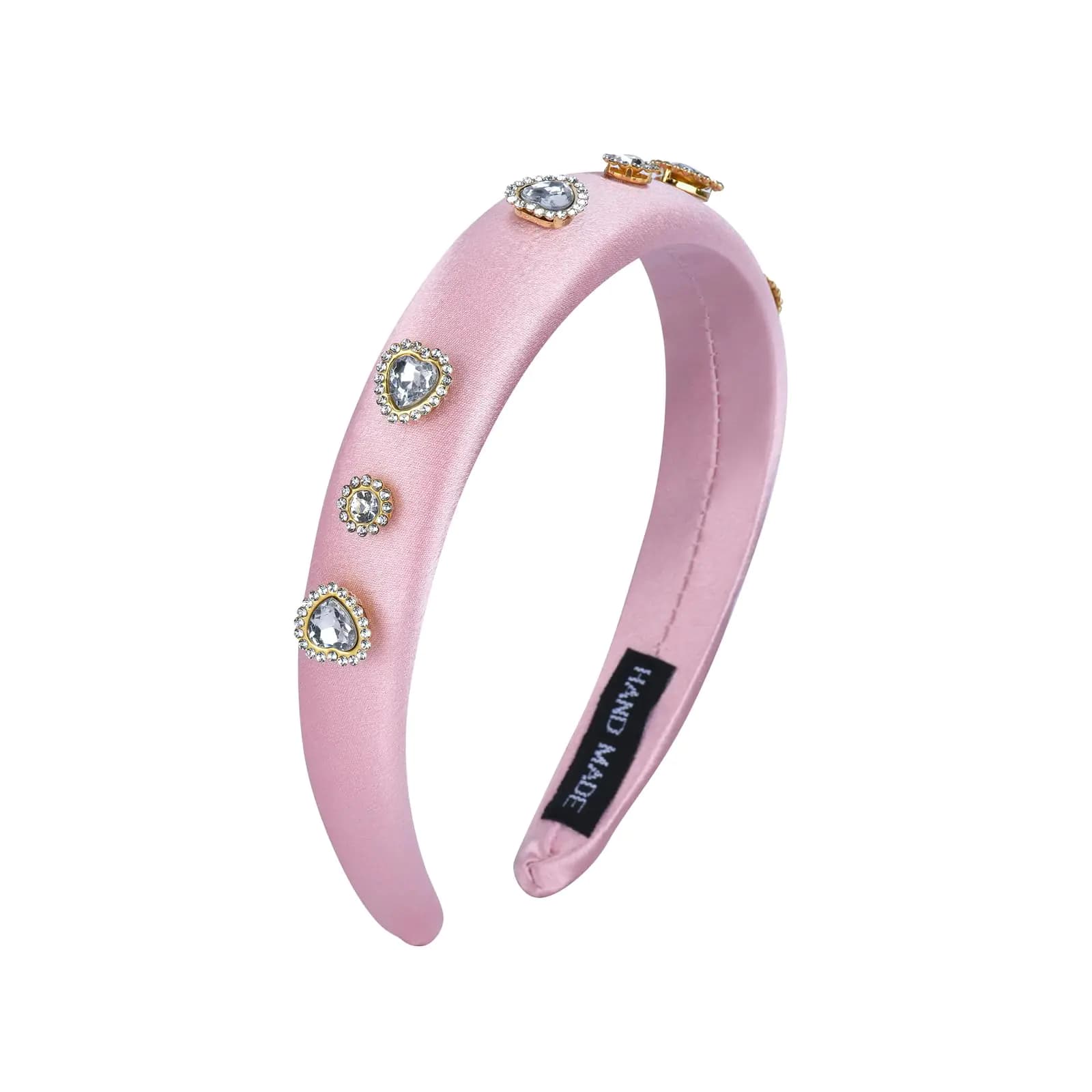 Sluxa Pink series headbands for women Fashion cute sweat hairbands Diamond headbands for teen girls.#6