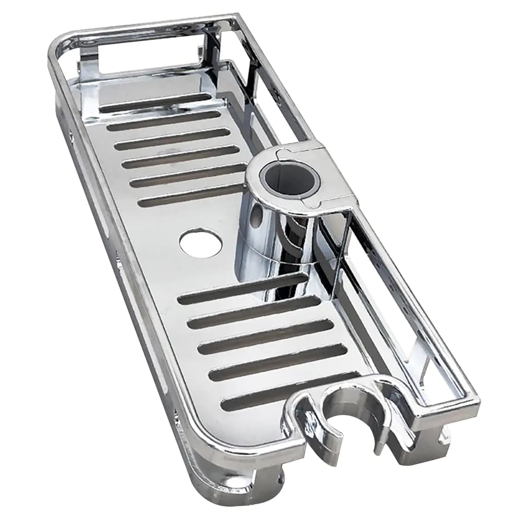 Round Shower Rod Storage Rack for Bathroom Accessories