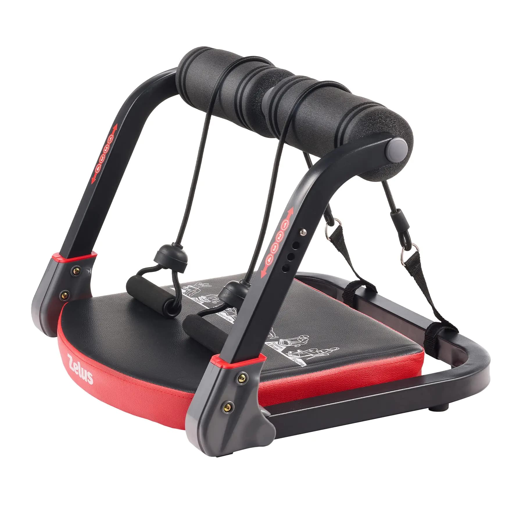 Zelus Ab Machine With Resistance Bands