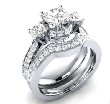 Creative Ring Jewelry Set
