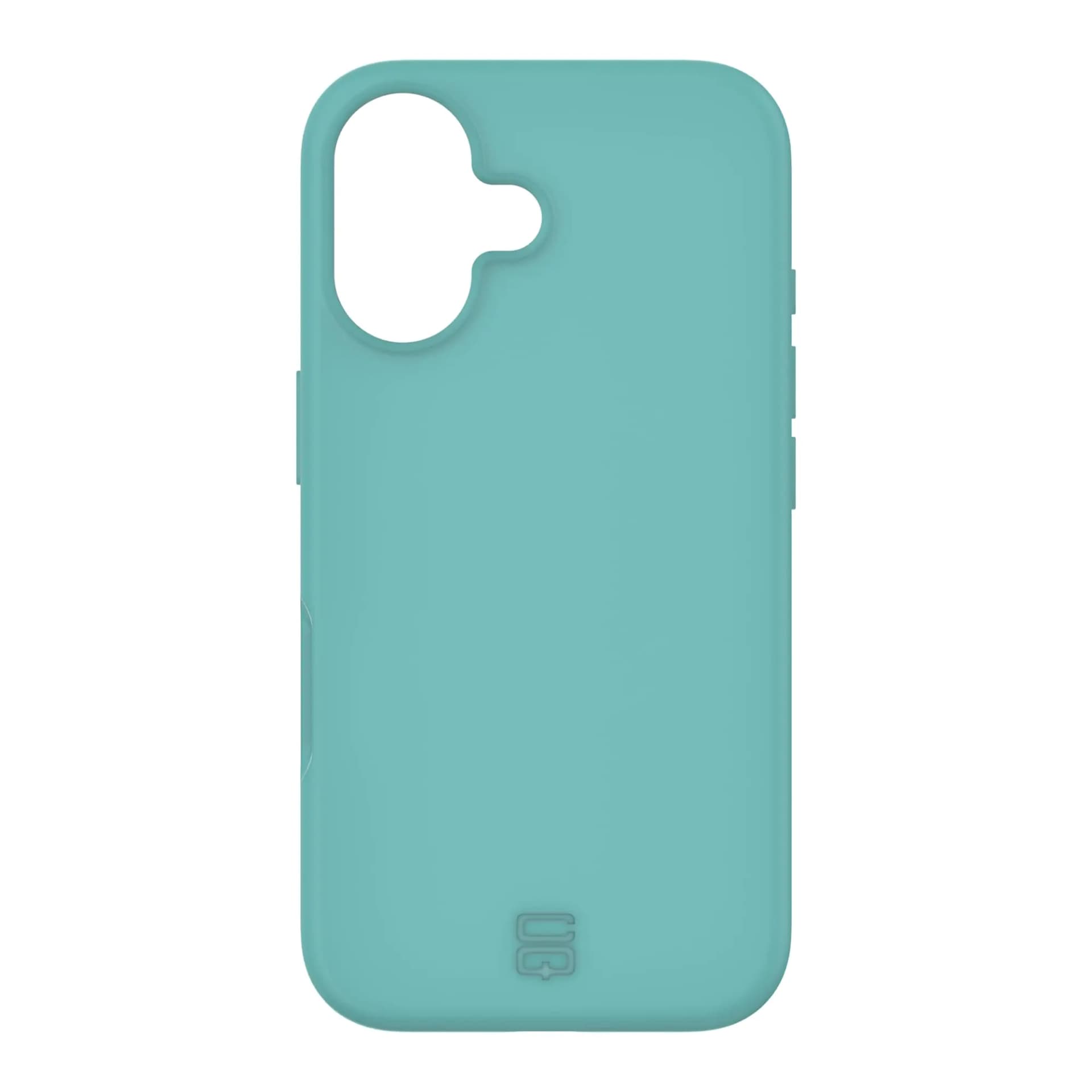 CQ x Carson & Quinn Magnetic Silicone Case Cell Phone Accessories with Drop Protection Extra Grip Texture for Apple iPhone (Emerald Sea iPhone 16)