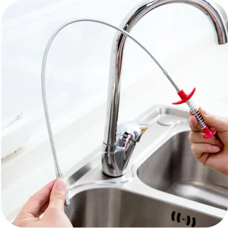 Drain Clog Remover Spring Pipe Dredger Tool