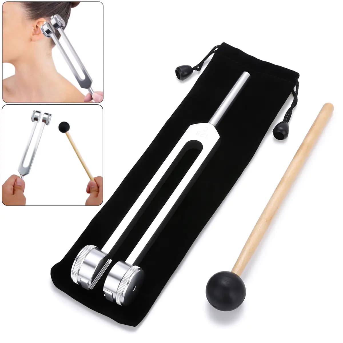 Ear Cleaning Tools with Tuning Fork and Vibrator