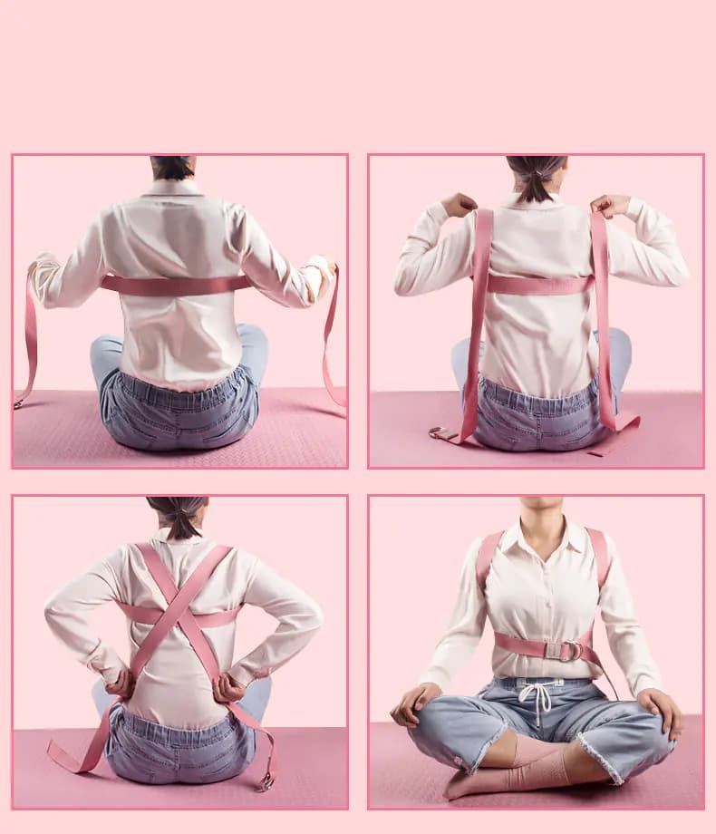 Yoga Stretch Strap for Back Support and Aerial Yoga