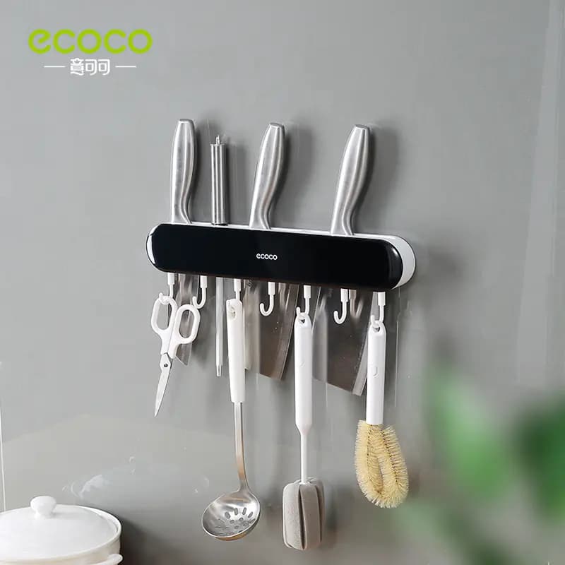 Multifunctional Wall-Mounted Kitchen Storage Rack