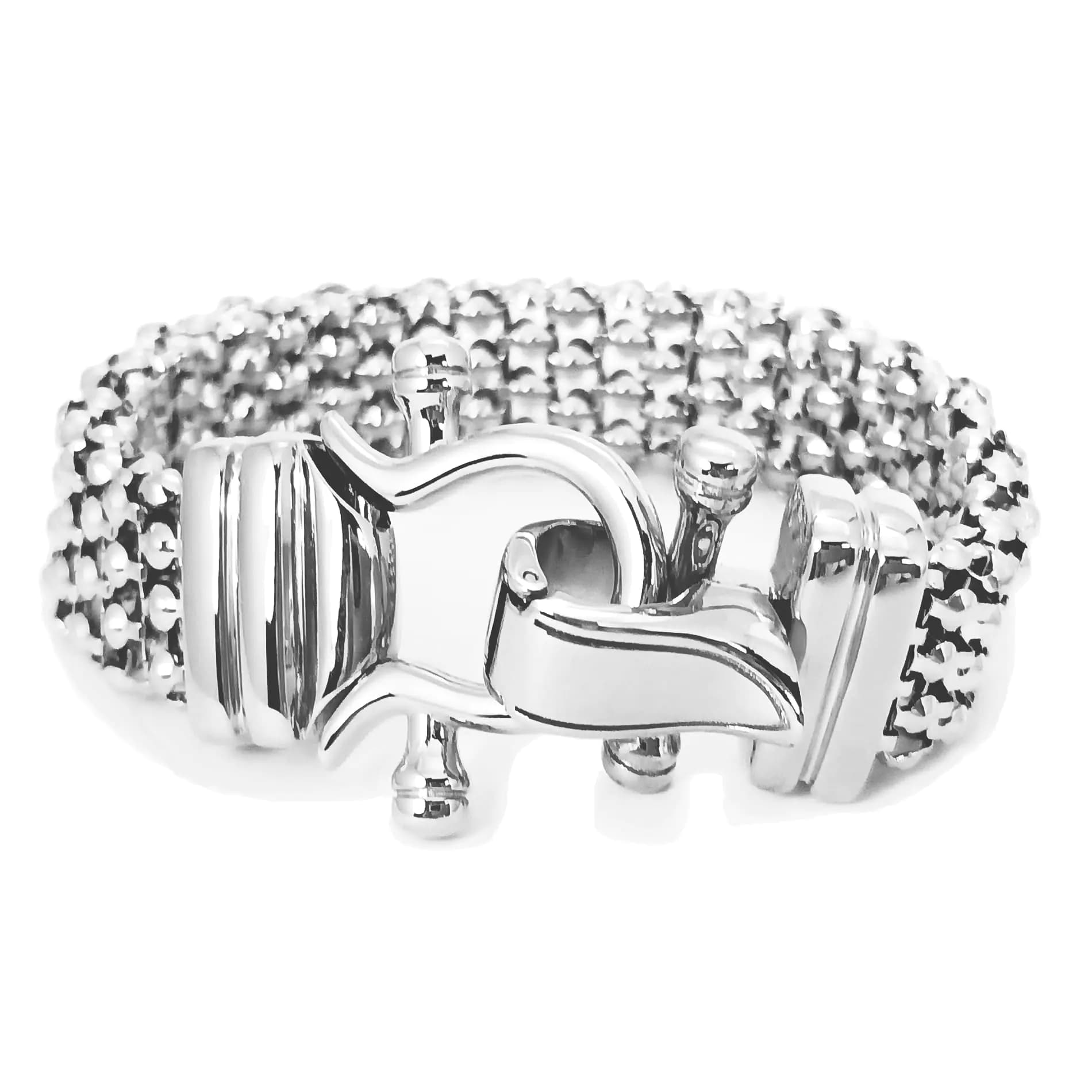 Stainless Steel Popcorn Chain Bracelet Women