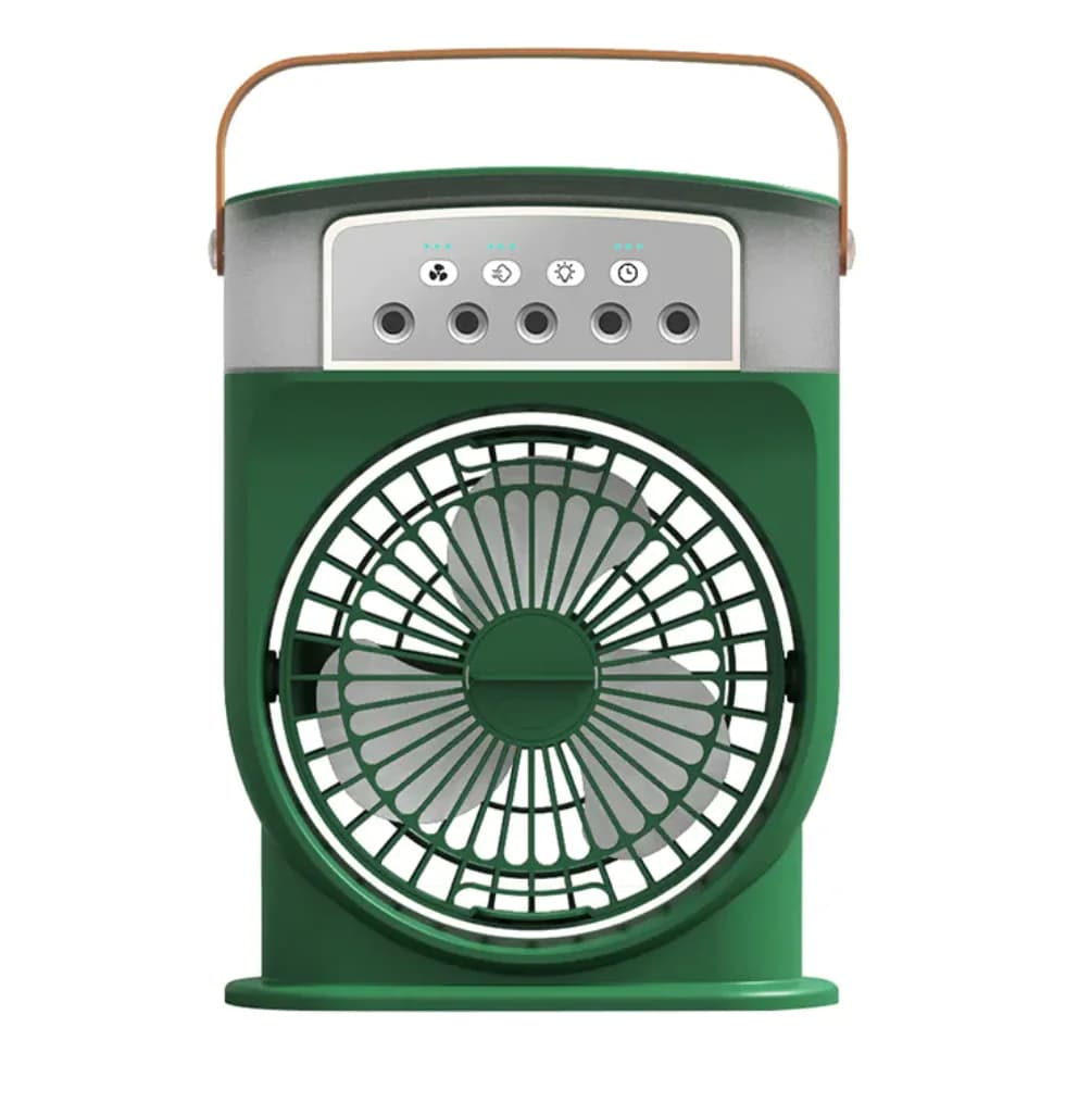 USB Mini Air Cooler & Humidifier with LED Lights