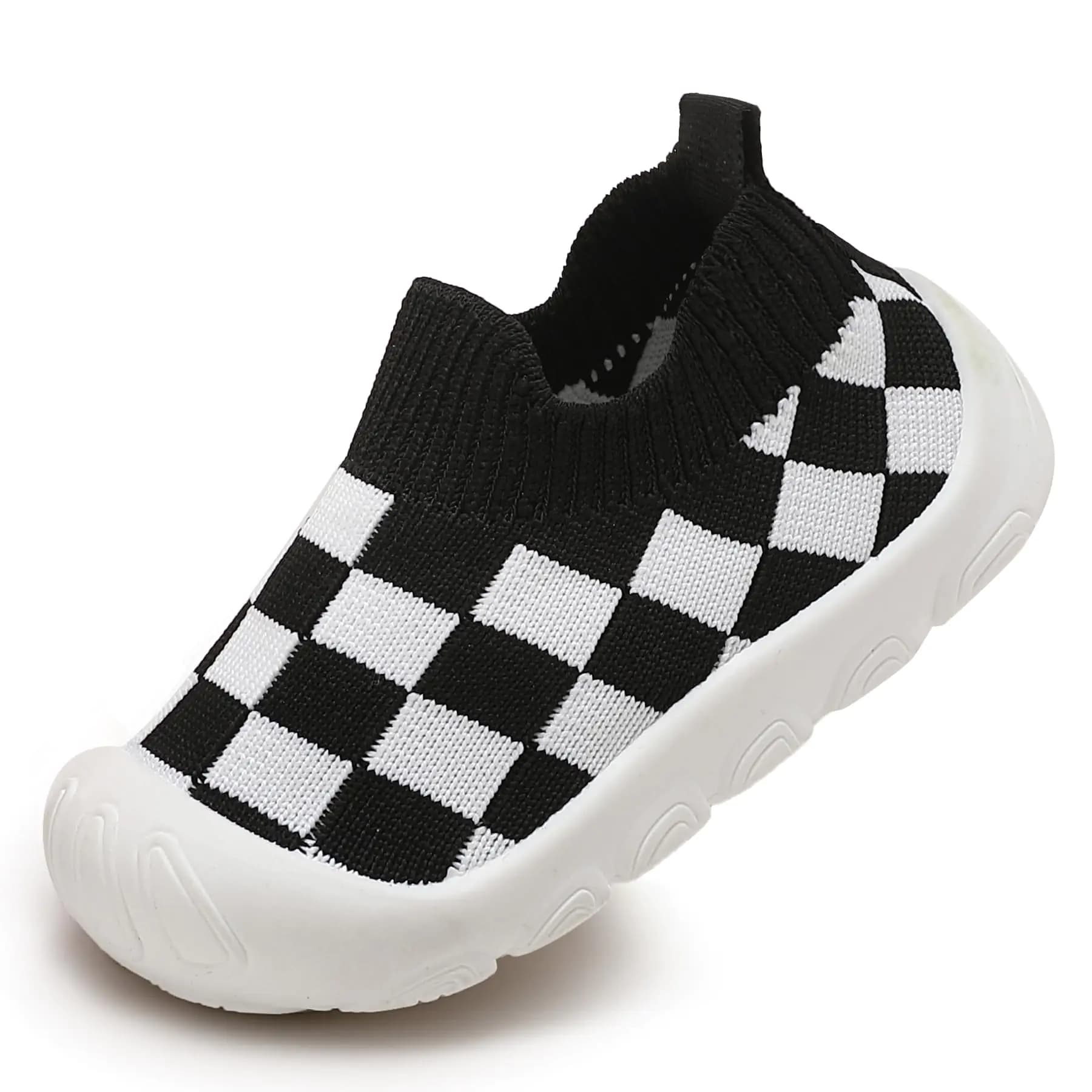 Baby Toddler Barefoot Slip-On Sneakers Black