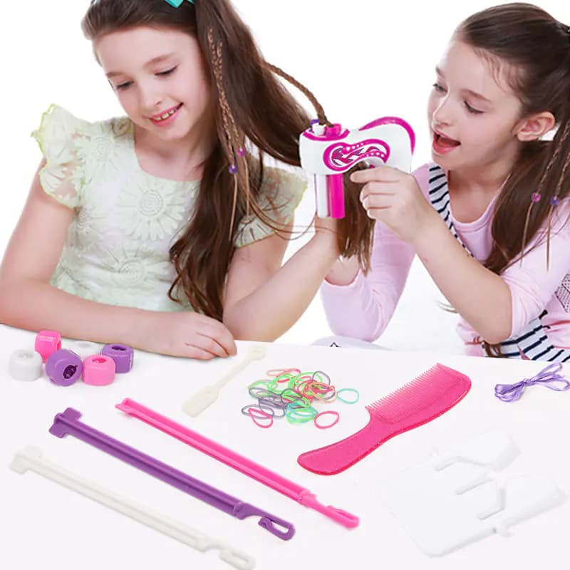 Automatic Three-Strand Hair Braider for Kids Toys