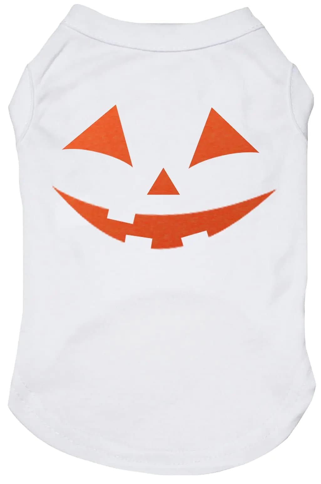 Petitebella Pumpkin Face Puppy Dog Shirt (White Medium)