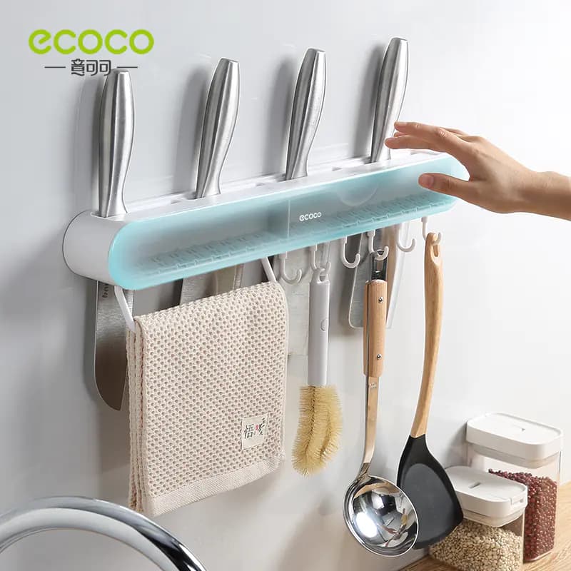 Multifunctional Wall-Mounted Kitchen Storage Rack